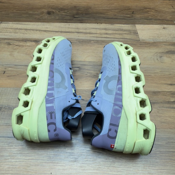 ON Brand Cloud Cloudmonster Nimbus Blue/Green Women's size 8 Running Shoes - Picture 7 of 9